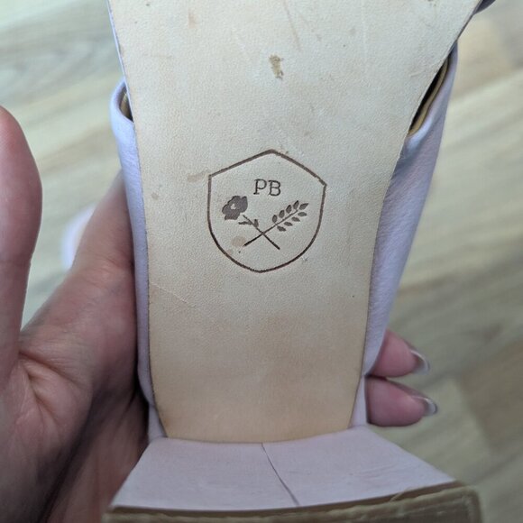 Poppy Barley Leather Mules | Pale Lilac Block Heel | Luxe Comfort - Picture 4 of 11